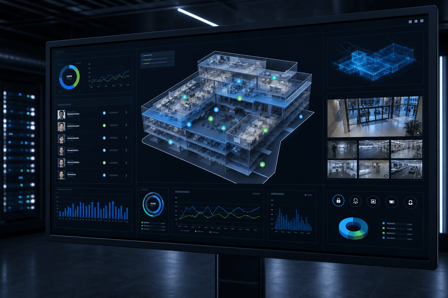 KEYPLUS AIoT smart space platform dashboard